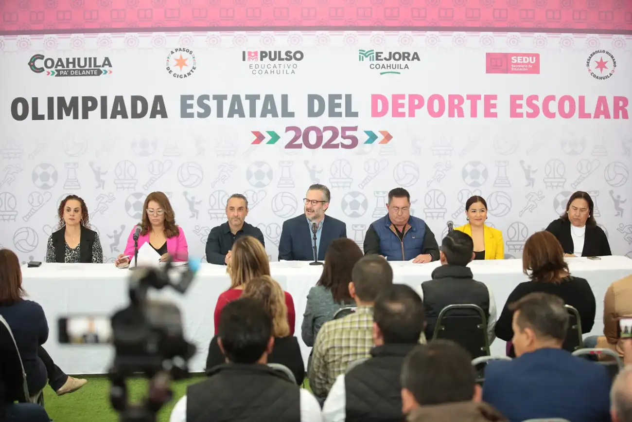 Lanzan la Olimpiada Estatal del Deporte Escolar 2025 en Coahuila